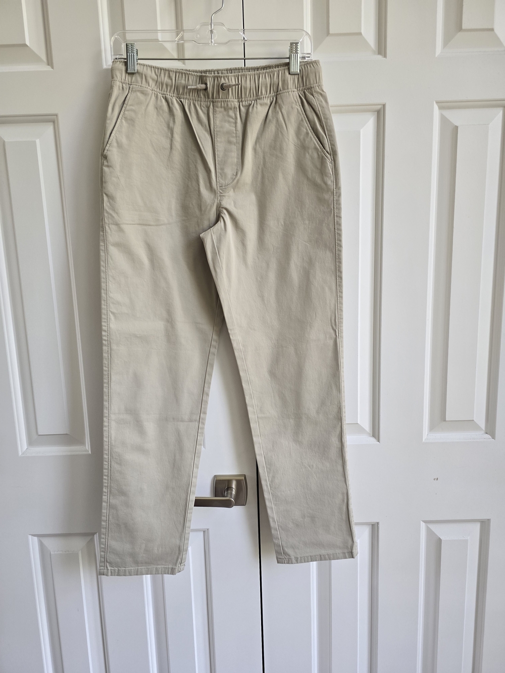 Sonoma Women's Khaki Elastic-Waist Chinos